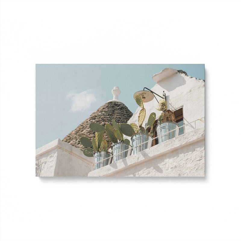 Impression sur toile Cacti Perch, H 8 po x l 12 po x P 1,25 po, Toile tendue