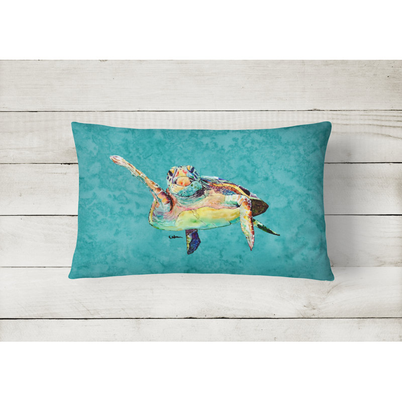 Turtle Turtle Indoor/Outdoor Throw Pillow