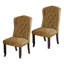 Chaise parsons rembourrée touffeté beige Karekin
