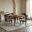 Davis Teak Round Solid Wood Dining Table
