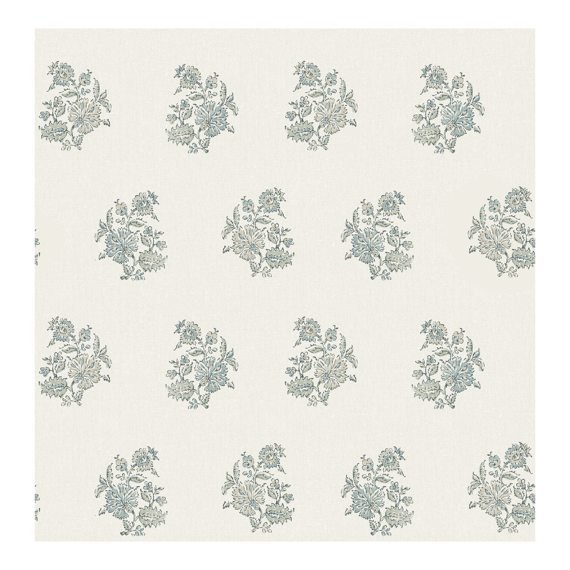 Overbrook Plum Bouquet Toss Wallpaper, Green