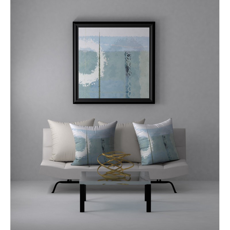 Housse de coussin décoratif carrée avec insert, 24" X 24"