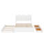 Grand lit plateforme avec tiroirs et lit gigogne-1746500657