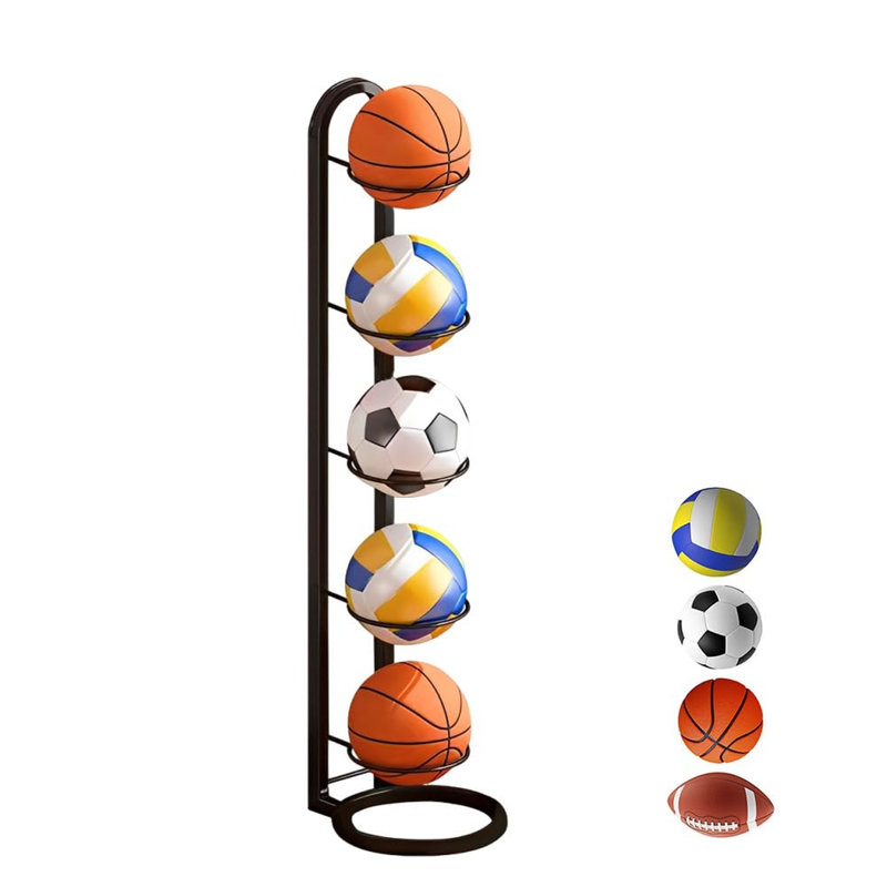 5 Tier Vertical Metal Football Stand