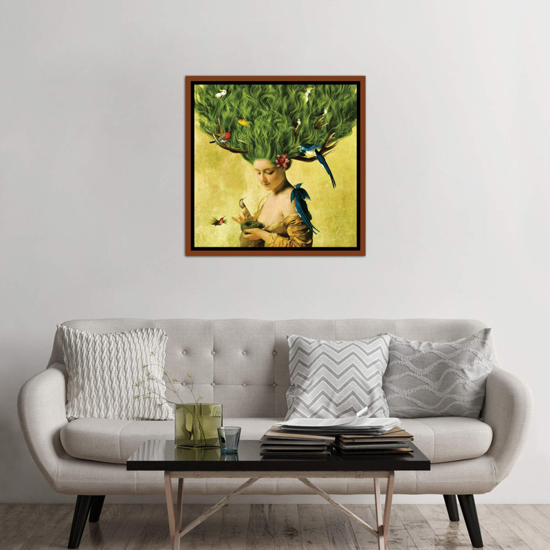 « safe haven » par diogo-impression, H 26 po x l 26 po x P 1,5 po, Toile avec cadre en bois classique
