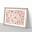Wall of Pink Roses - Picture Frame Graphic Art Print-56734495-56734496