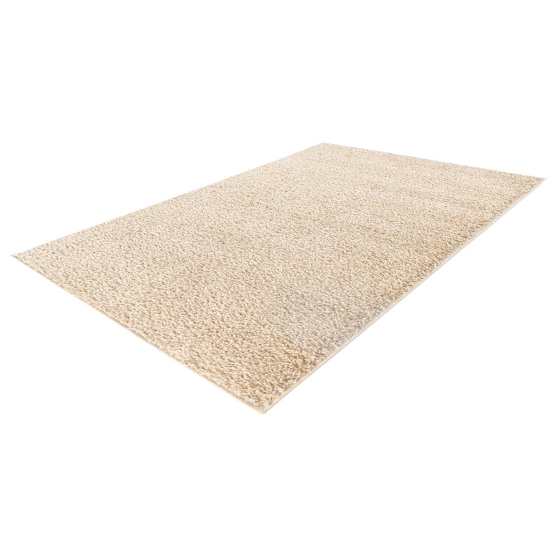 Twist Solid Colour Area Rug, Rectangular 160 x 230cm, Cream