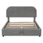 Lit plateforme tapissier Teddy-910955729-910955730