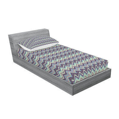 Microfiber Chevron Sheet Set