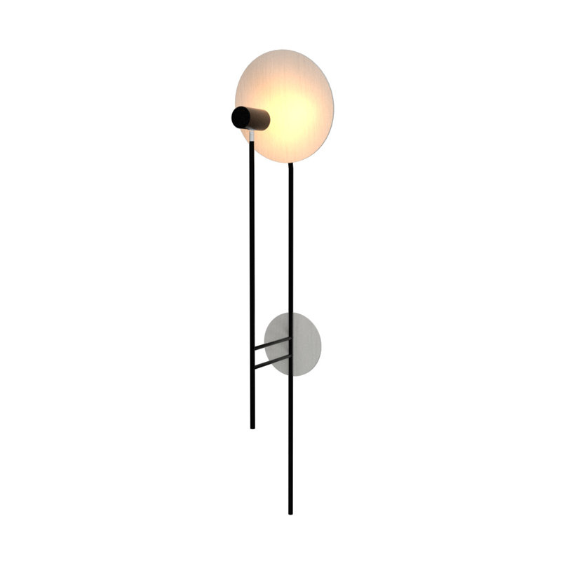Dot Armed Sconce, Organic White