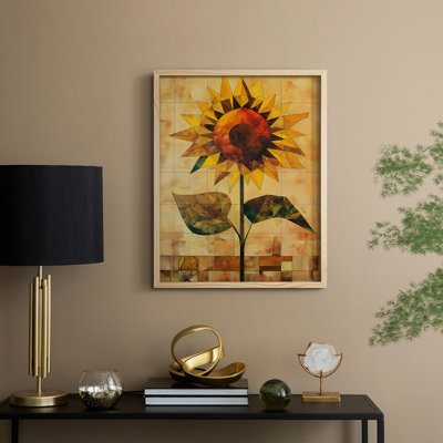 «FLORAL Series CDL XXXVII», reproduction encadrée - bois massif