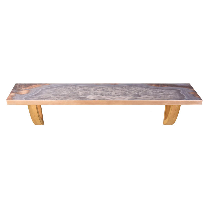 Tablette flottante en bois agate Gutierrez