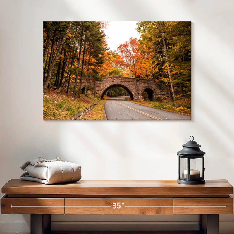 Alvord Acadia Park Bridge - automne, H 16 po x l 24 po