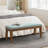 Isaura Polyester Upholstered Bench-2090126883