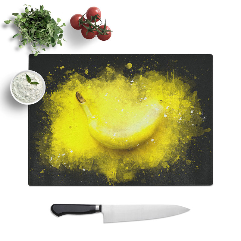 Banana Chopping Board, 20cm W x 28.5cm L