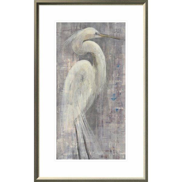 Bless international 'Coastal Egret I Legs' Print | Wayfair