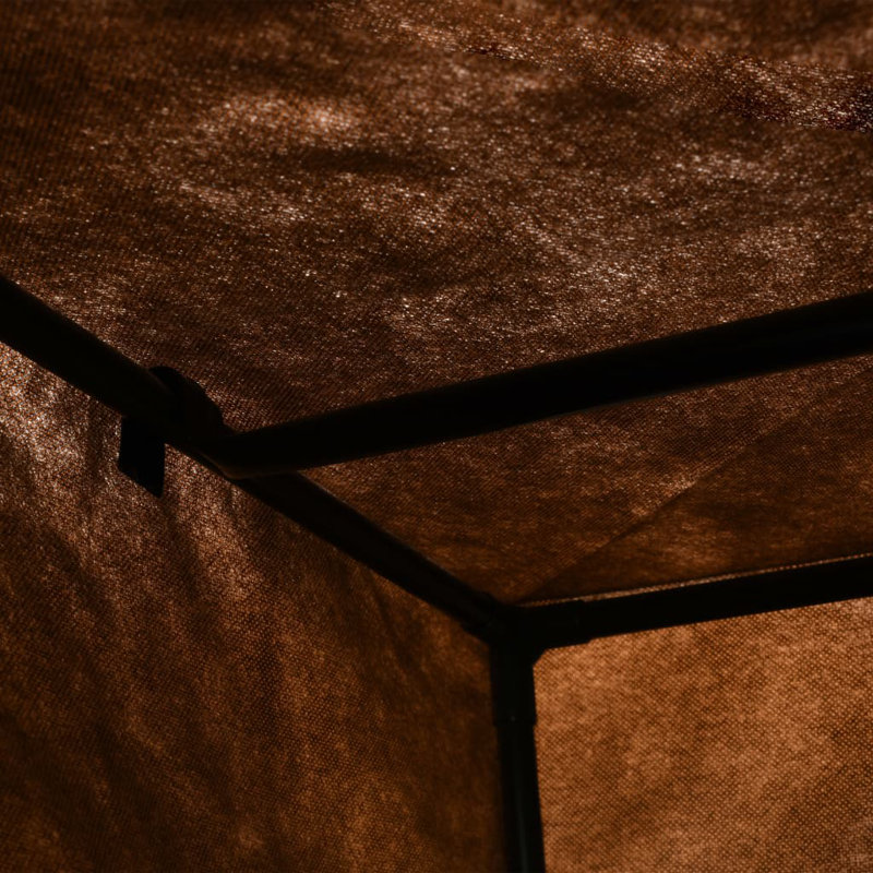 2 Door Wardrobe, Brown