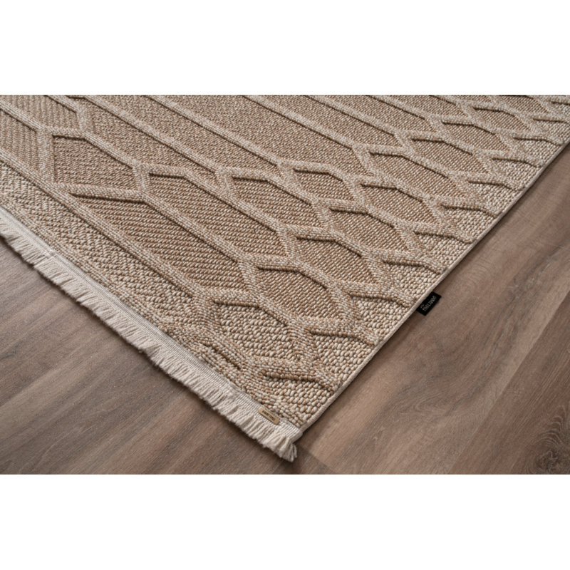 Tapis en coton Petroni, Tapis de couloir 5 pi 3 po x 14 pi 10 po