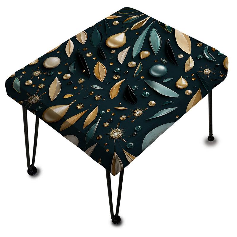 Sparkling Dazzle Glam - Glam Rectangle Ottoman