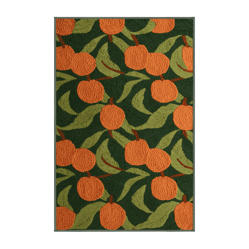  Tapis lavable avec fruits Naranjilla, Tapis de couloir 2 pi x 4 pi