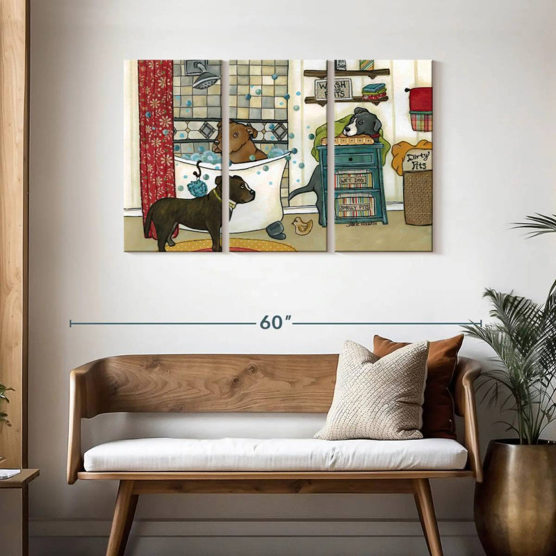 Brampt Wash Your Pits, 28" H x 45" W
