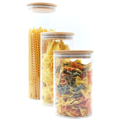 Glass Jar - Set of 3