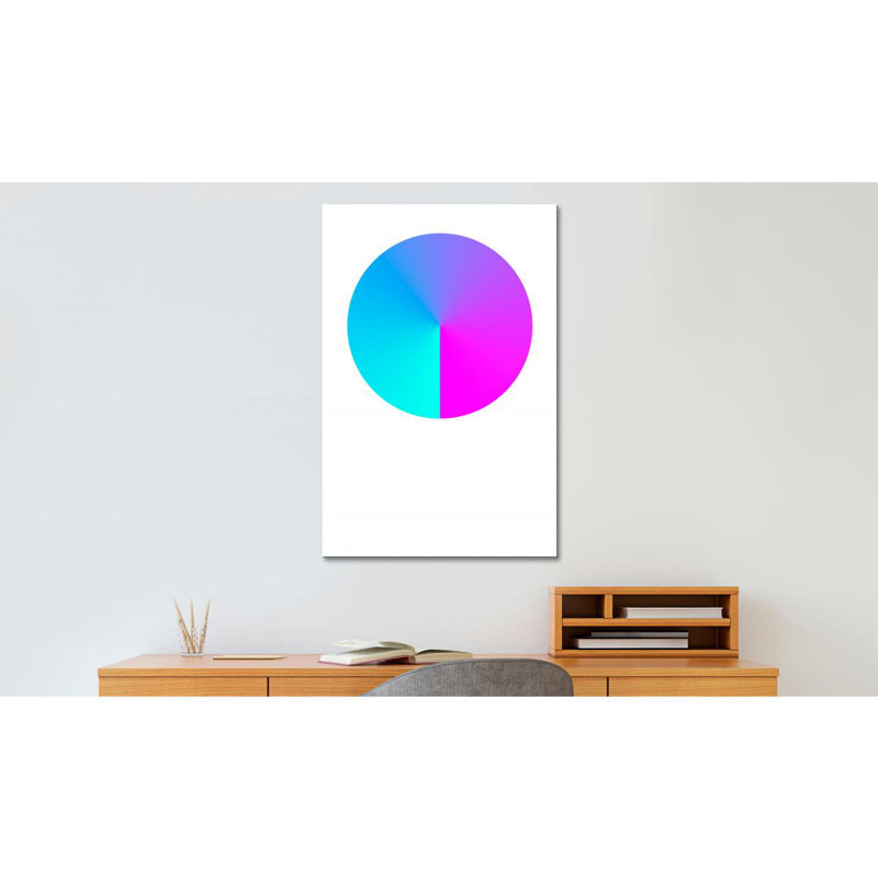 " Neon gradient " Print, 16" W x 24" H