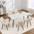 Faux Leather Upholstered Metal Dining Chair-957567176-957567179