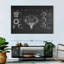 Basketball Patents, reproduction sur toile-619166224