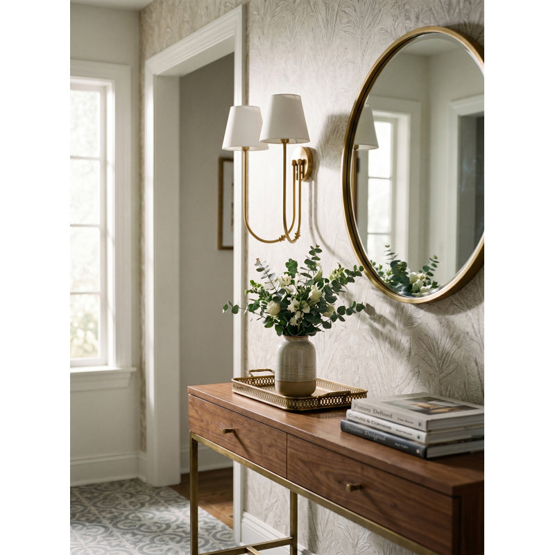 The Luan Wall Sconce, Brass