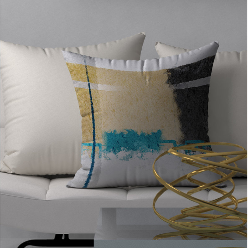Housse de coussin décorative carrée à savoir-faire savoureux, 24 po x 24 po