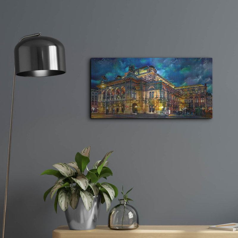 "Opéra de Vienne, autrichien" par Pierre Gavidia, H 12 po x l 24 po