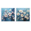 Blooms Expressionist Vitality - Ensemble de 2 collages carrés cornouiller-1333164519-1333164538