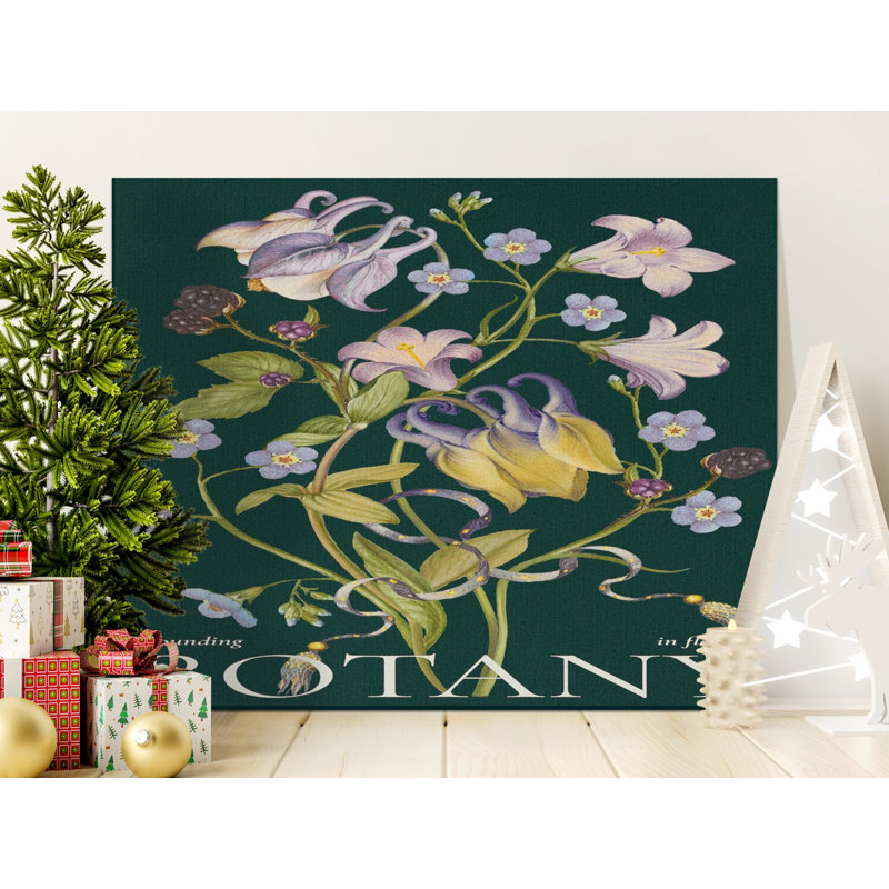 Pouliot 1 Piece Wrapped Canvas Wall Art Set, 60x20