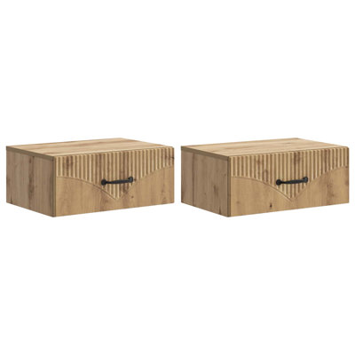 49cm W Manufactured Wood Bedside Table