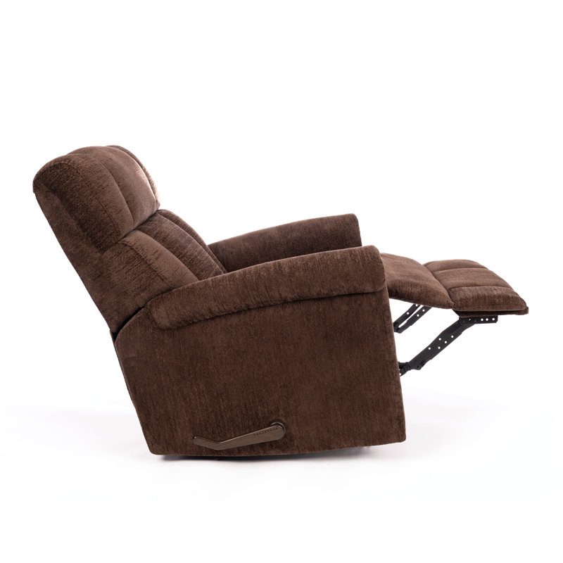 Fauteuil inclinable Clint, Brun, Handle-Activated