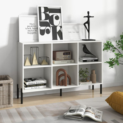 Open-Back Bookshelf With Drawer For Study by Latitude Run