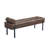 Clarkson Solid Wood Frame Genuine Leather Bench-162055963