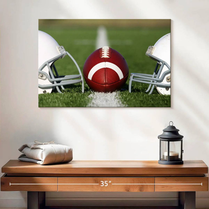 «Football Helmets, H 16 po x l 24 po