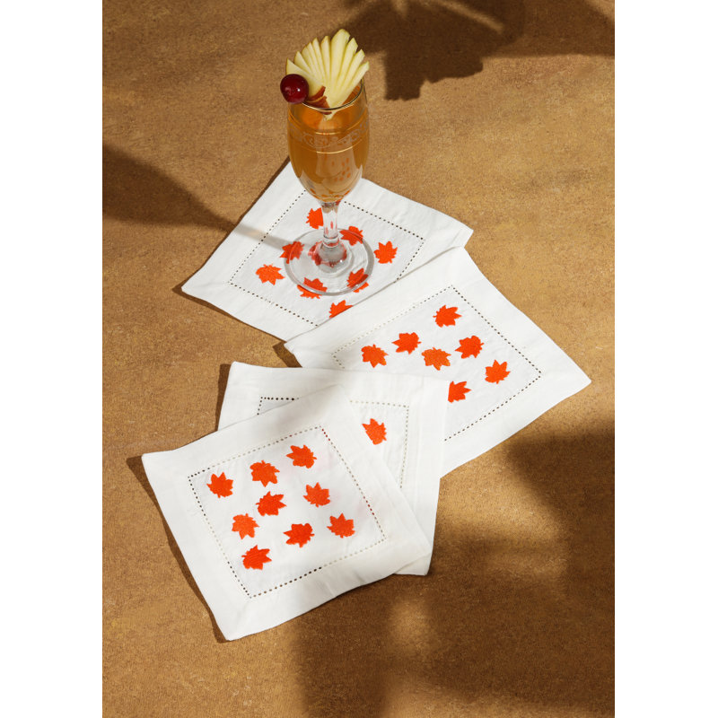 Fall Foliage Cocktail Napkins