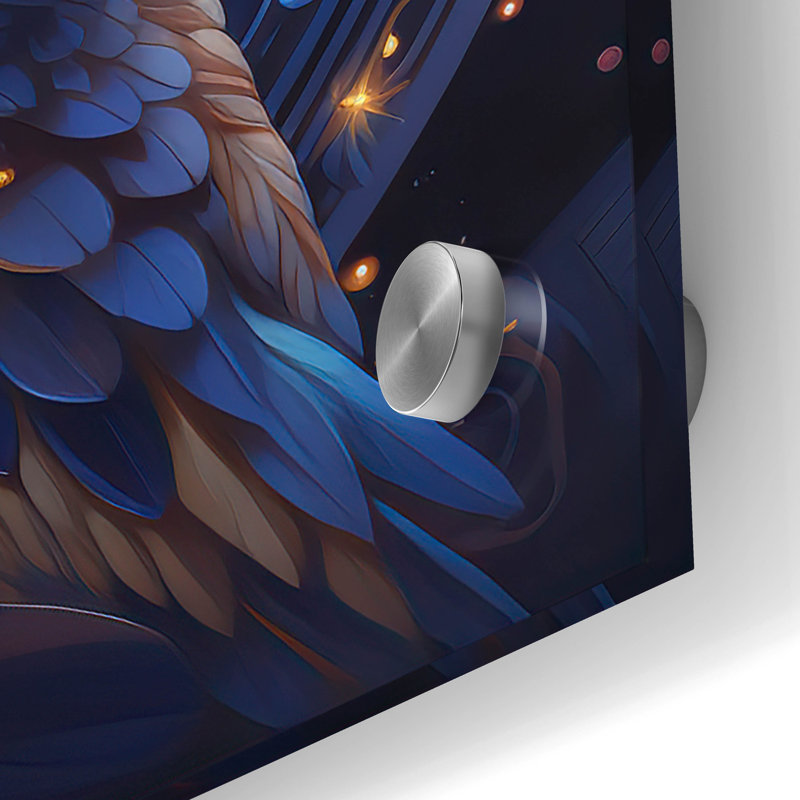 ''Oracle Of The Starry Wisdom' by r3darch0n Acrylic Glass Wall Art, 24" H x 24" W x 0.2" D