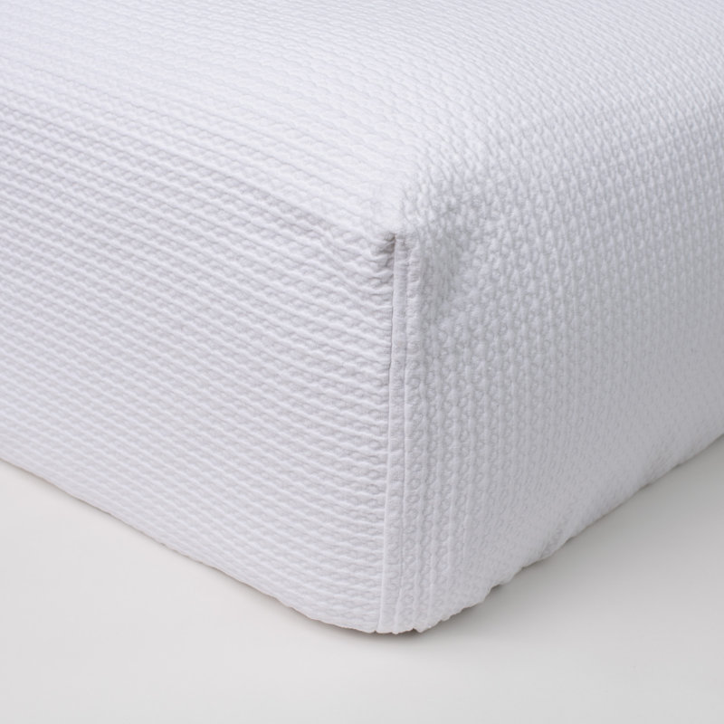Housse pour sommier tapissier Nevill Wrap Around - Grand, blanc, Grand, Blanc
