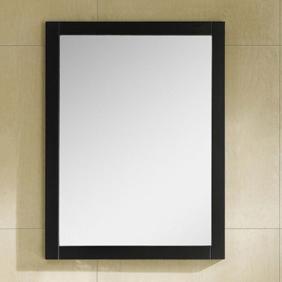Chamond Wood Flat Wall Mirror