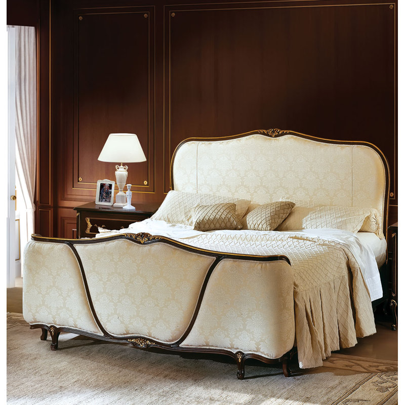 King Upholstered Panel Headboard
