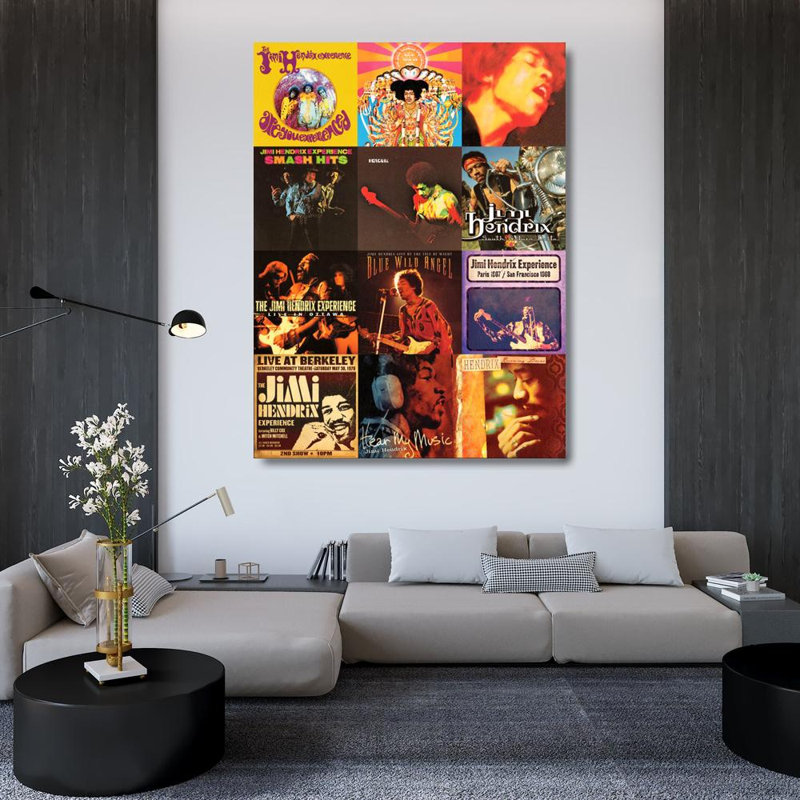 Couvertures d'albums Jimi Hendrix, H 48 po x l 36 po