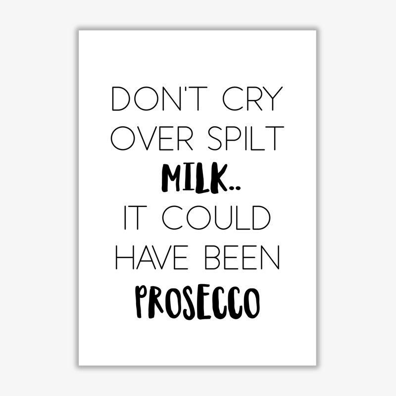 Spilt Milk - Print, 30 cm H x 21 cm W x 1 cm D, No Frame