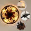 Arachne 19.6'' Farmhouse Reversible Ceiling Fan with Light Kit and Remote Control 6 Speeds Timer for Bedroom-88308908-98089885