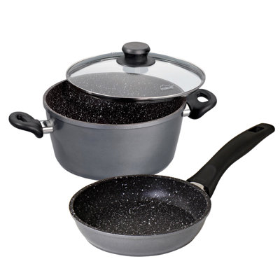 3 - Piece Non-Stick Aluminum Cookware Set