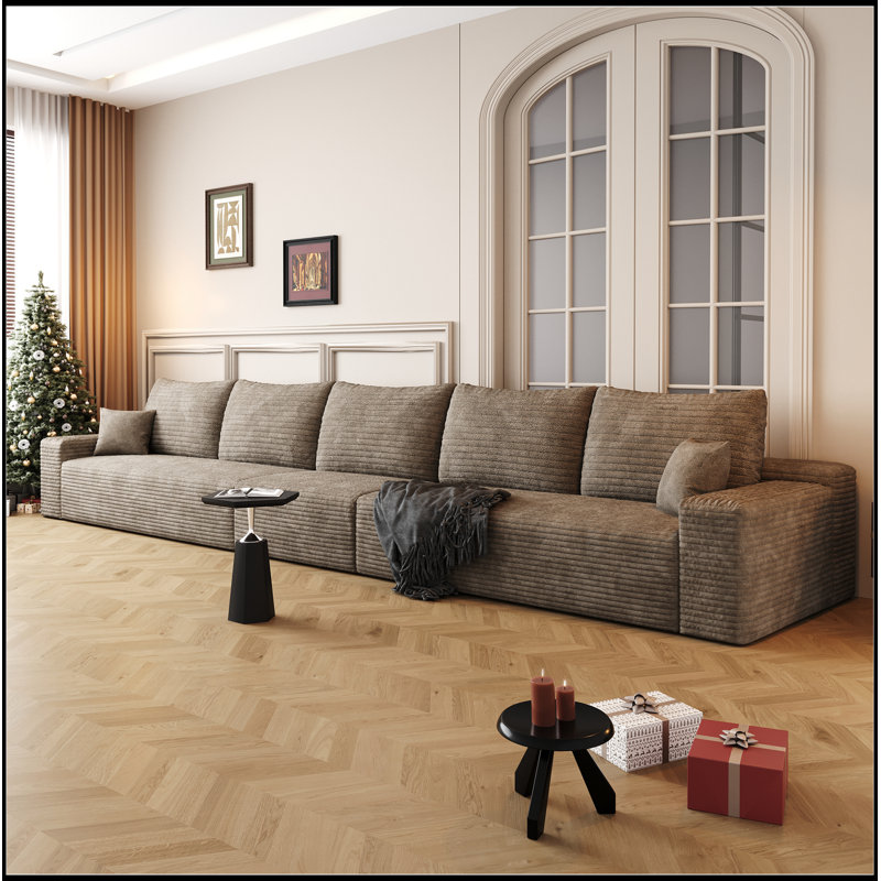 Canapé modulaire confortable pour le salon et la chambre à coucher, aucun assemblage requis, élégant et relaxant., 5, Chameau