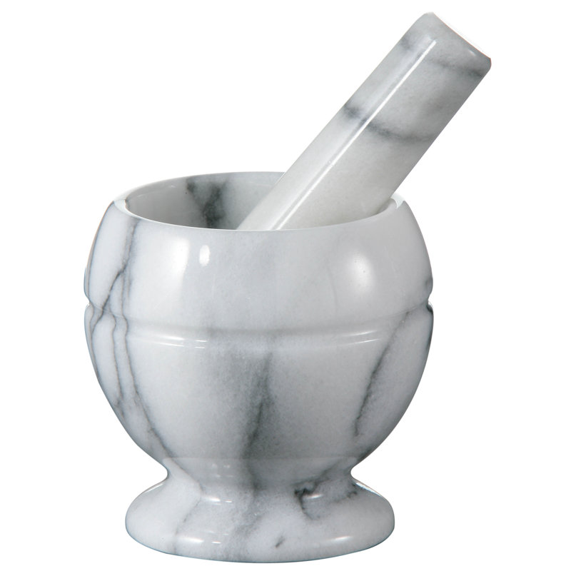 Stoneware Mortar And Pestle Set